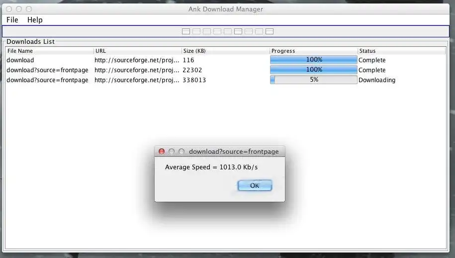 ดาวน์โหลดเครื่องมือเว็บหรือเว็บแอป Ank Download Manager