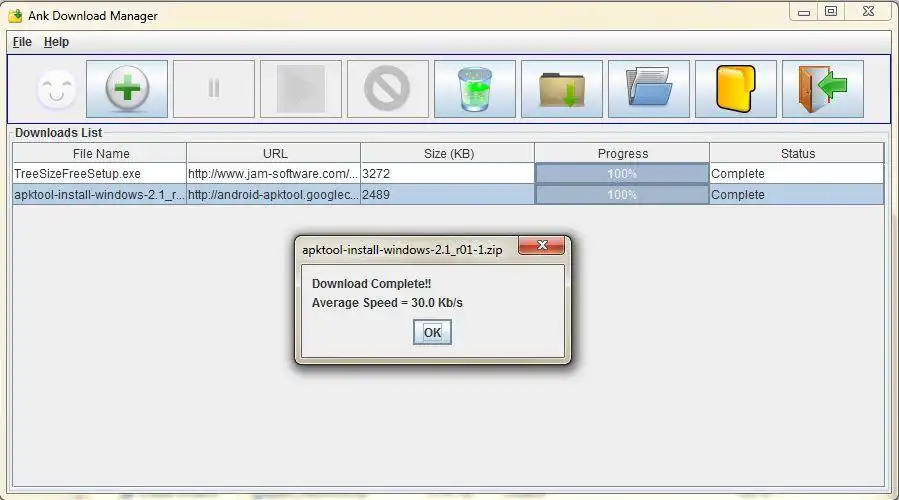 Download web tool or web app Ank Download Manager