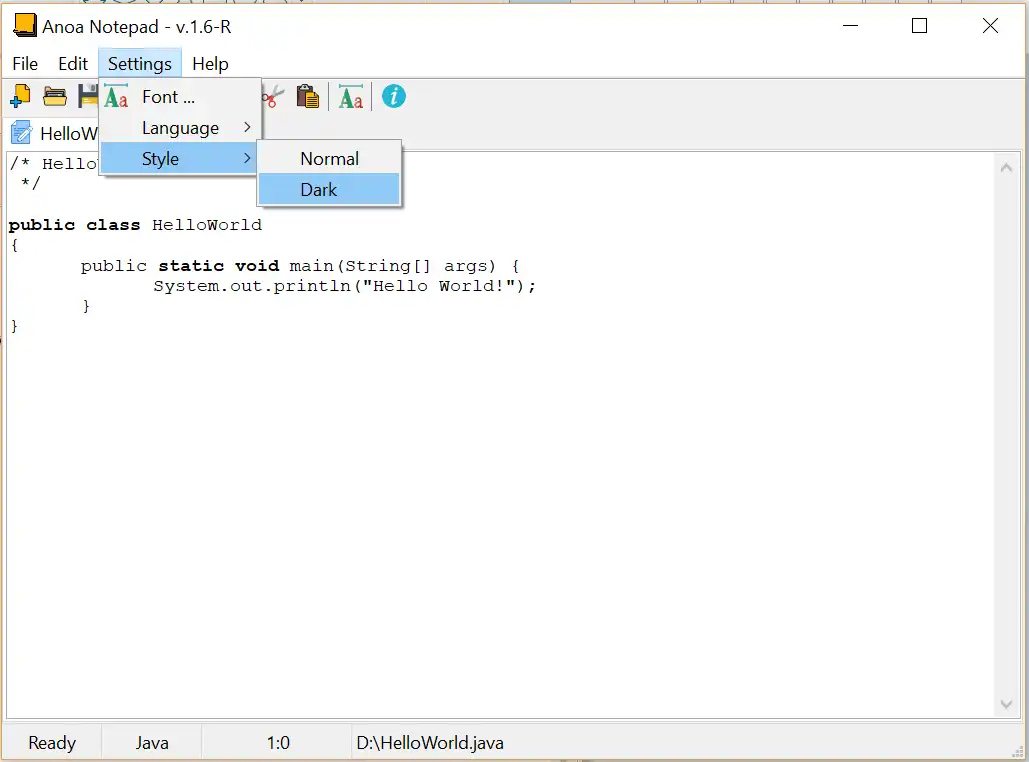 Download web tool or web app Anoa Notepad