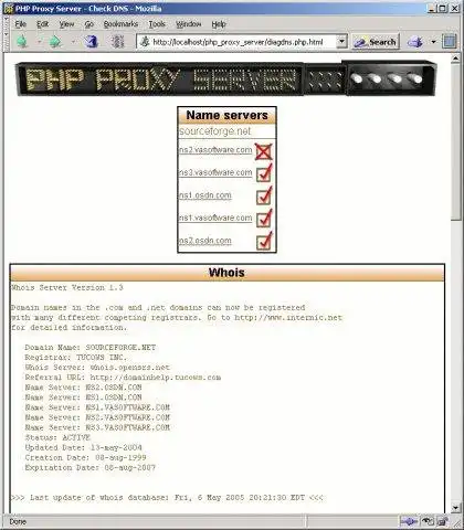 ดาวน์โหลดเครื่องมือเว็บหรือเว็บแอป Anon Proxy Server