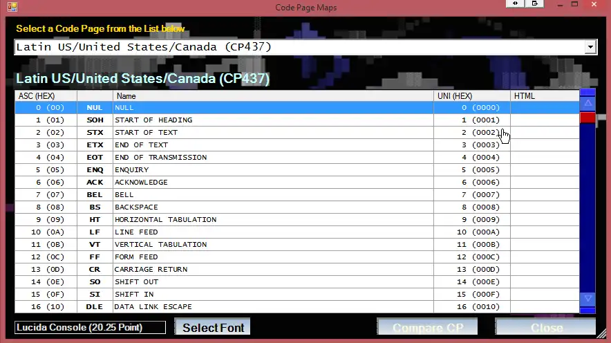 قم بتنزيل أداة الويب أو تطبيق الويب ANSI / ASCII Converter