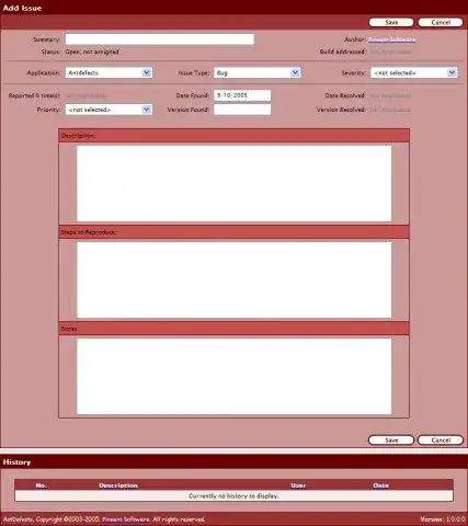 Download web tool or web app AntDefects