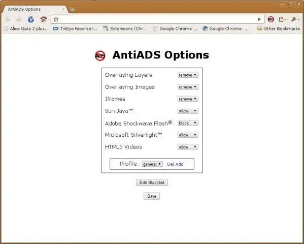Download web tool or web app AntiADS