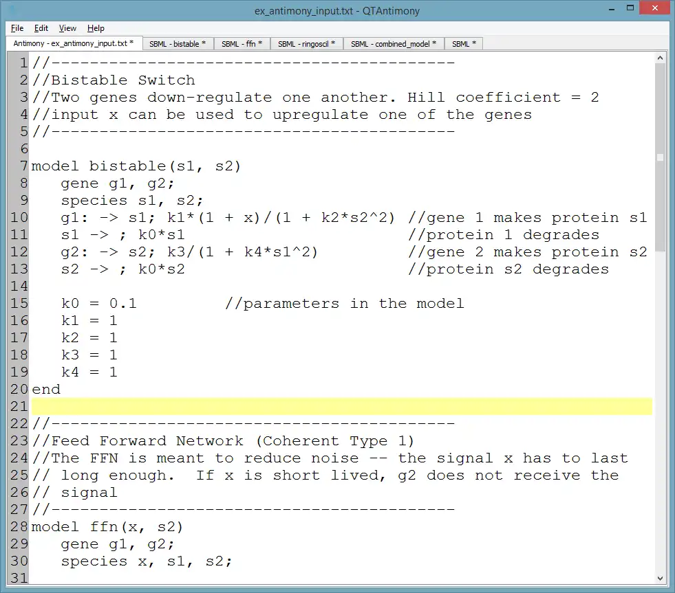 Download web tool or web app Antimony to run in Windows online over Linux online