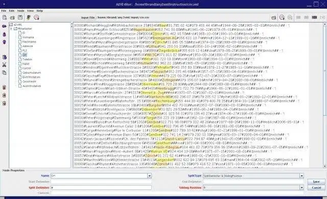 Unduh alat web atau aplikasi web Any2XML