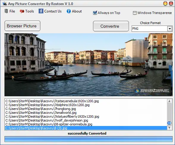 Muat turun alat web atau aplikasi web Any Picture Converter