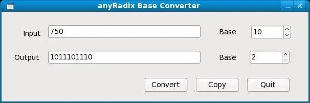 Download webtool of webapp anyRadix