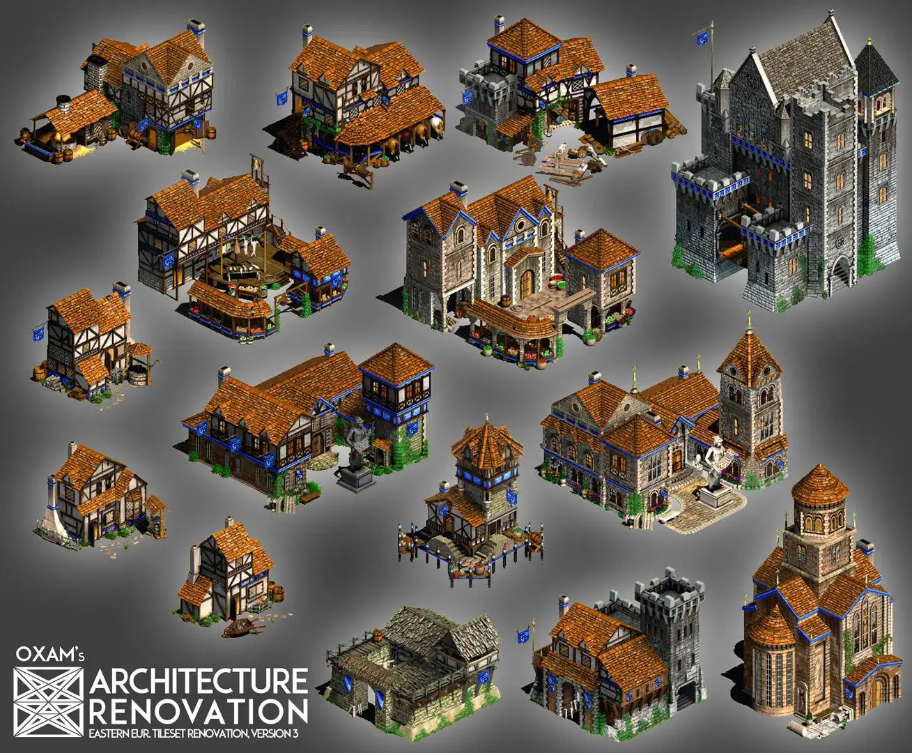 Download web tool or web app AoE2 : Architecture Renovation Mod v3 to run in Linux online