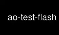 Uruchom ao-test-flash u bezpłatnego dostawcy hostingu OnWorks w systemie Ubuntu Online, Fedora Online, emulatorze online systemu Windows lub emulatorze online systemu MAC OS