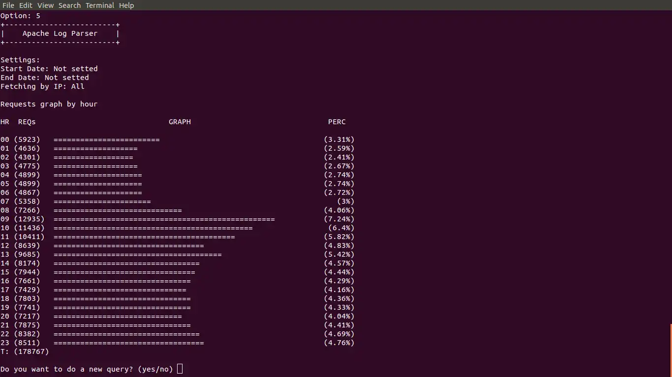 Download de webtool of webapp Apache Log Parser