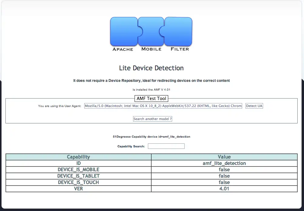 웹 도구 또는 웹 앱 Apache Mobile Filter 다운로드