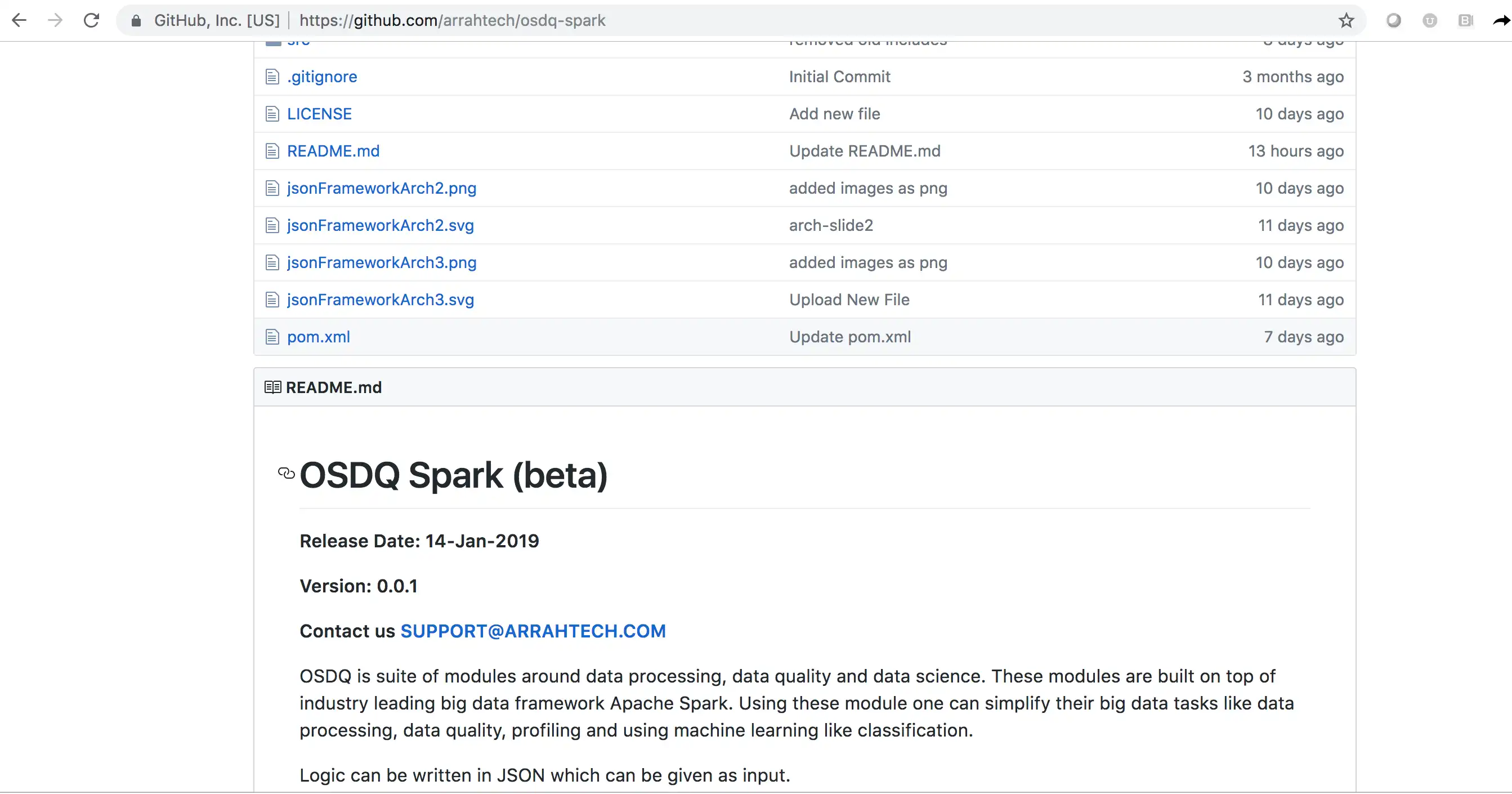 قم بتنزيل أداة الويب أو تطبيق الويب Apache Spark OSDQ