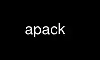 Run apack in OnWorks free hosting provider over Ubuntu Online, Fedora Online, Windows online emulator or MAC OS online emulator
