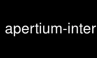 Ubuntu Online、Fedora Online、Windowsオンラインエミュレーター、またはMACOSオンラインエミュレーターを介してOnWorks無料ホスティングプロバイダーでapertium-interchunkを実行します