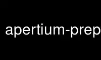 Jalankan apertium-preprocess-transfer dalam penyedia pengehosan percuma OnWorks melalui Ubuntu Online, Fedora Online, emulator dalam talian Windows atau emulator dalam talian MAC OS