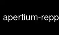 Voer apertium-repptx uit in de gratis hostingprovider van OnWorks via Ubuntu Online, Fedora Online, Windows online emulator of MAC OS online emulator