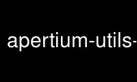 Uruchom apertium-utils-fixlatex w bezpłatnym dostawcy hostingu OnWorks w systemie Ubuntu Online, Fedora Online, emulatorze online systemu Windows lub emulatorze online systemu MAC OS