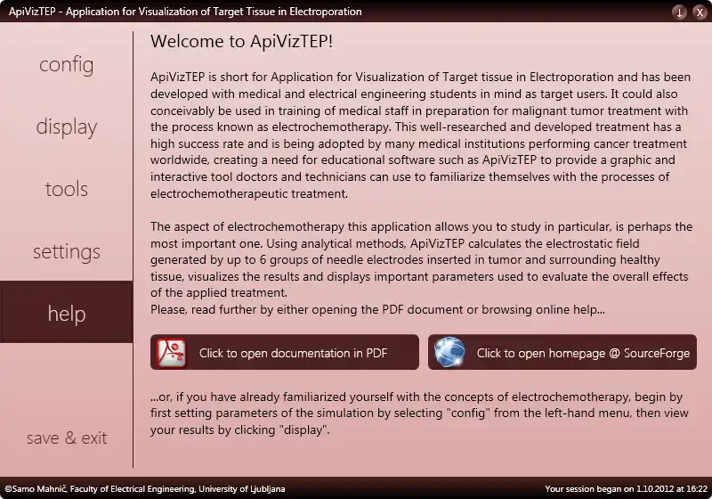 Download web tool or web app ApiVizTEP