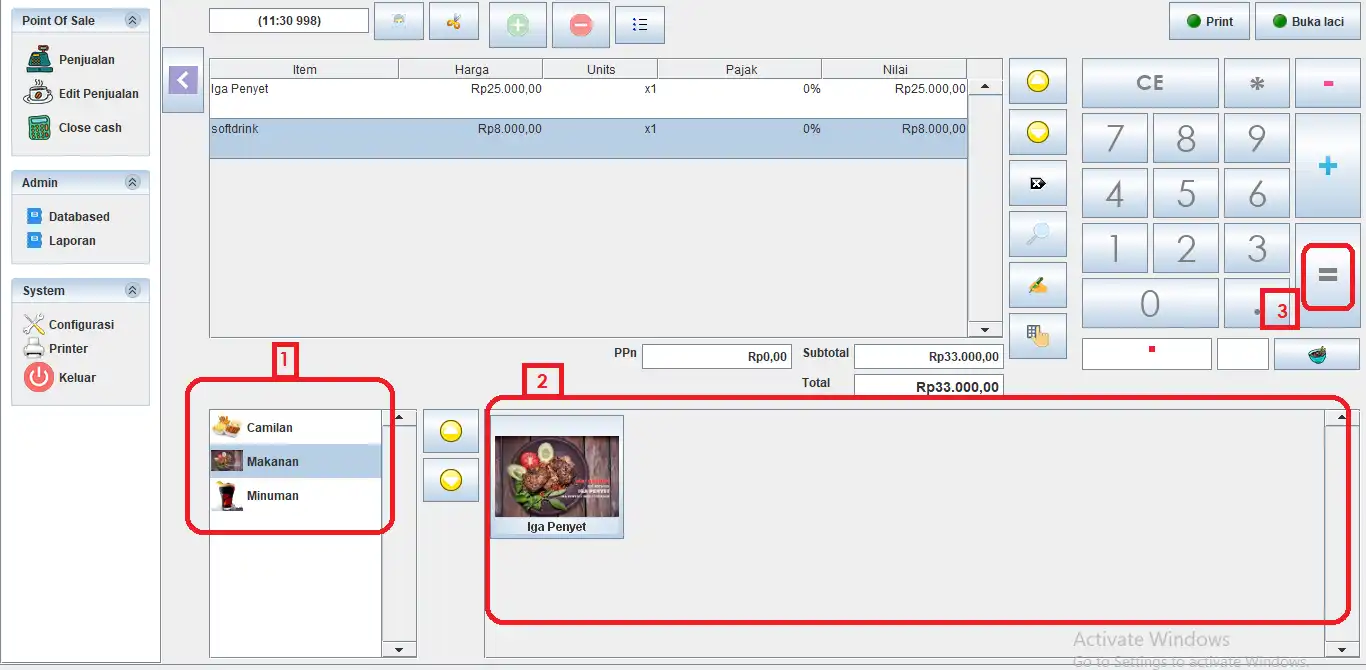 Download webtool of web-app aplikasi restoran gratis download