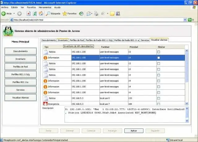 Descargue la herramienta web o la aplicación web APMOS