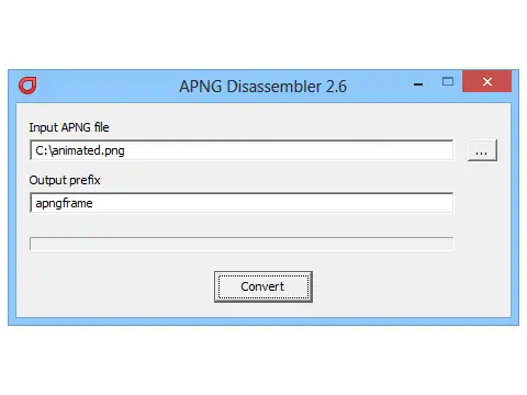 Download web tool or web app APNG Disassembler