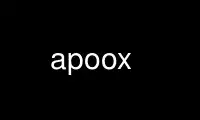 Run apoox in OnWorks free hosting provider over Ubuntu Online, Fedora Online, Windows online emulator or MAC OS online emulator