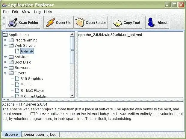 Download web tool or web app AppExplorer