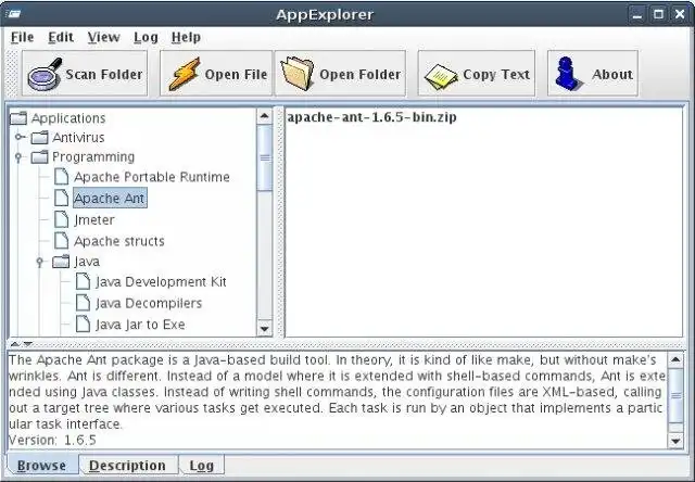 Download web tool or web app AppExplorer