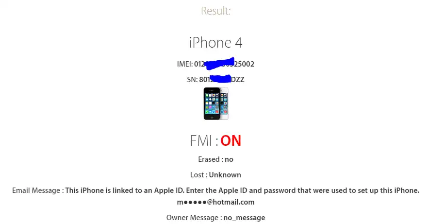 Download web tool or web app Apple FMI Checker (iCloud Lock)