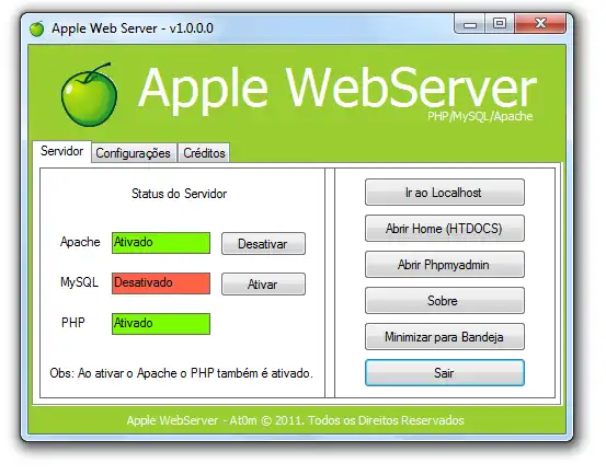 웹 도구 또는 웹 앱 Apple WebServer 다운로드