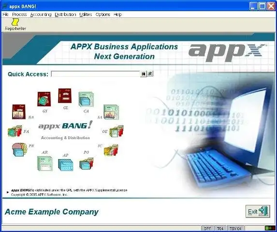 Scarica lo strumento web o l'app web APPX BANG! Software applicativo aziendale