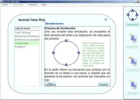 قم بتنزيل أداة الويب أو تطبيق الويب Aprenda Token Ring