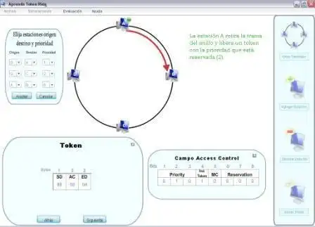 قم بتنزيل أداة الويب أو تطبيق الويب Aprenda Token Ring