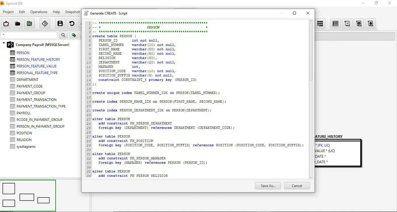 Muat turun alat web atau aplikasi web Apricot DB