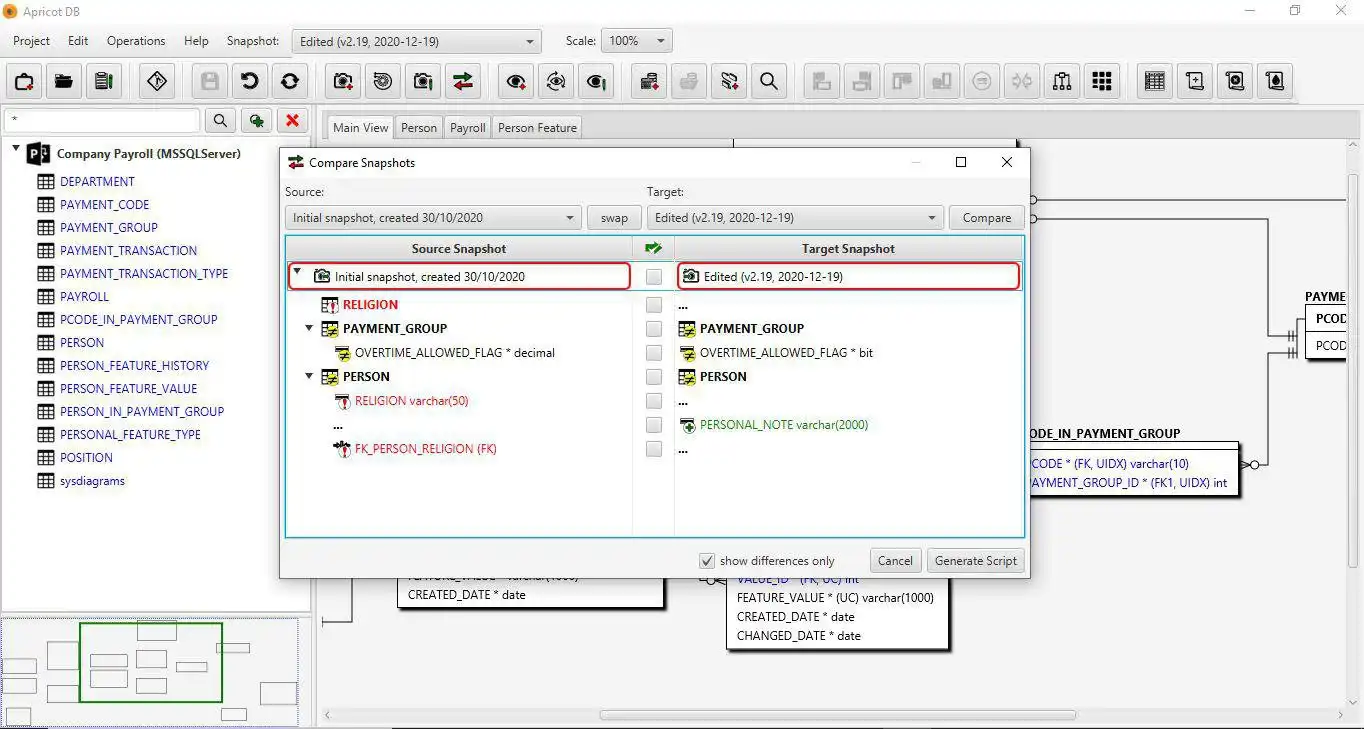 Muat turun alat web atau aplikasi web Apricot DB