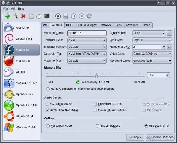 Download web tool or web app AQEMU
