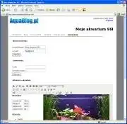 Download web tool or web app AquaBlog for aquarists