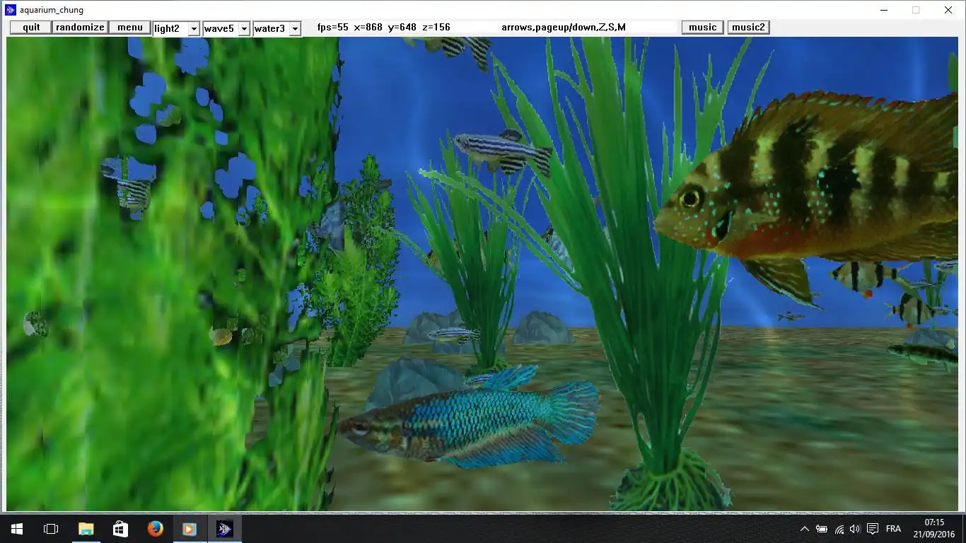 Scarica lo strumento Web o l'app Web Aquarium_chung per eseguirlo in Windows online su Linux online