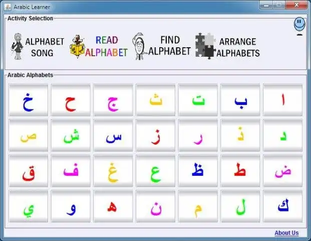 Download web tool or web app Arabic alphabet Learner