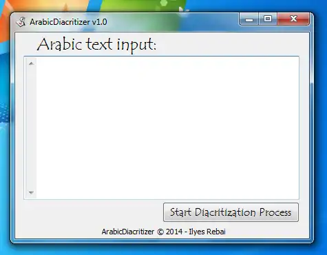 הורד את כלי האינטרנט או אפליקציית האינטרנט ArabicDiacritizer להפעלה בלינוקס באופן מקוון