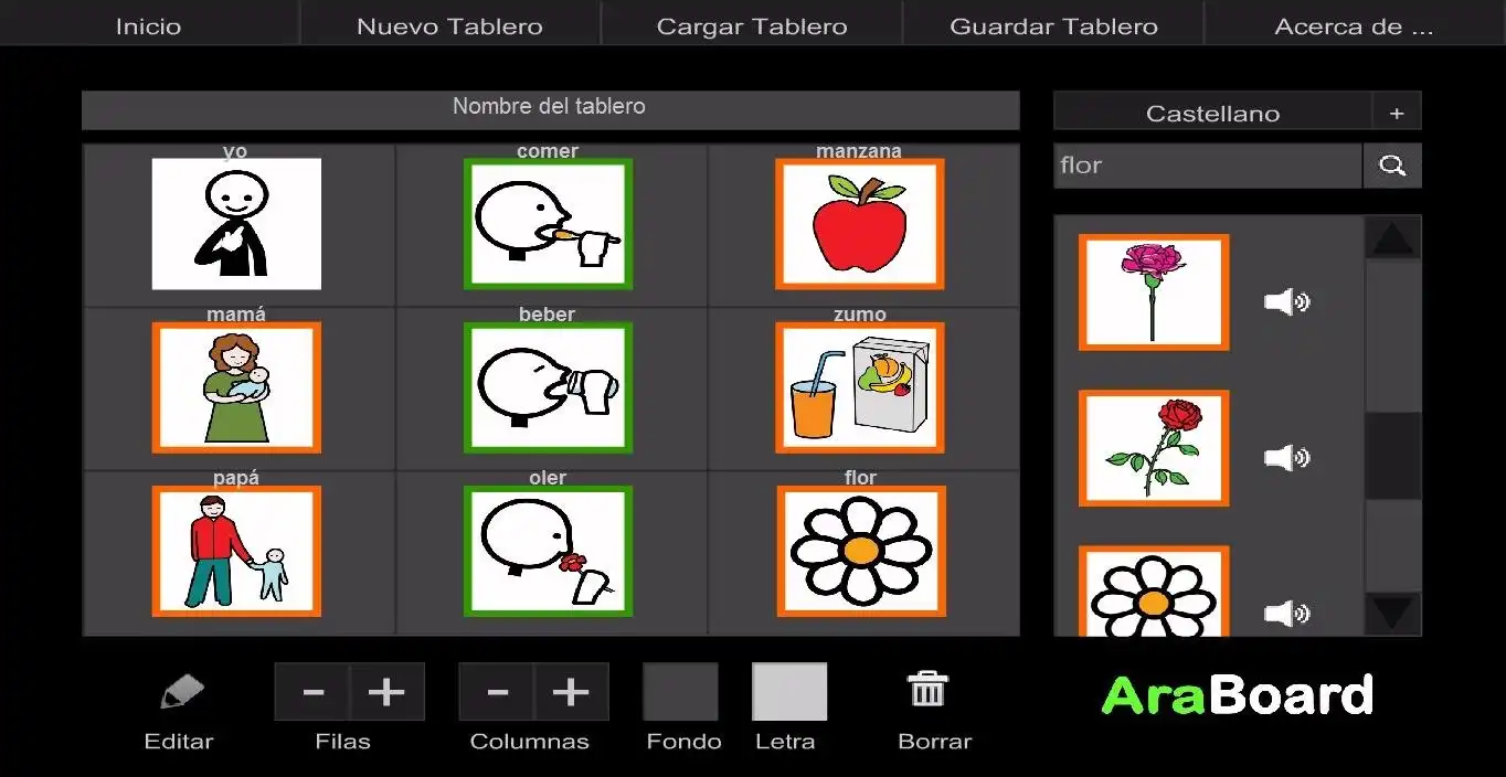 Descargue la herramienta web o la aplicación web AraBoard