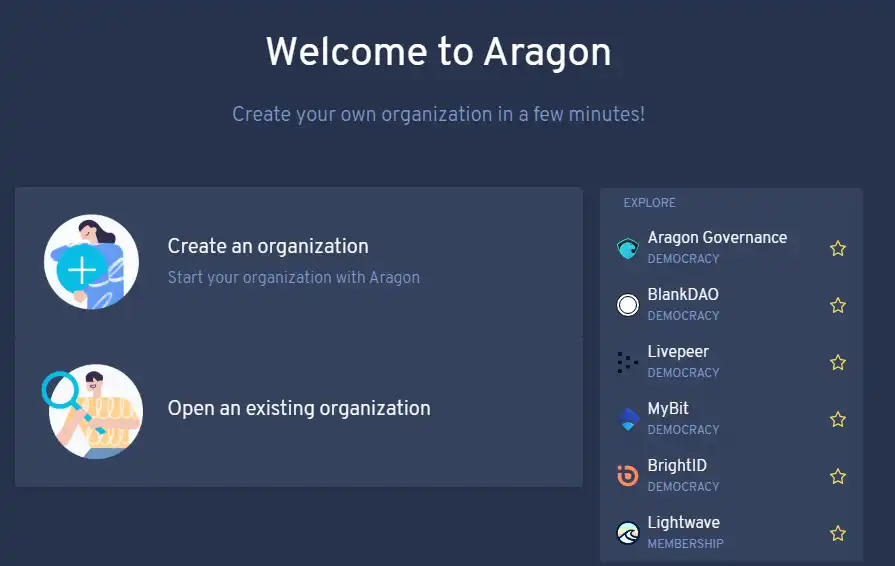 Web aracını veya web uygulamasını indirin Aragon Client