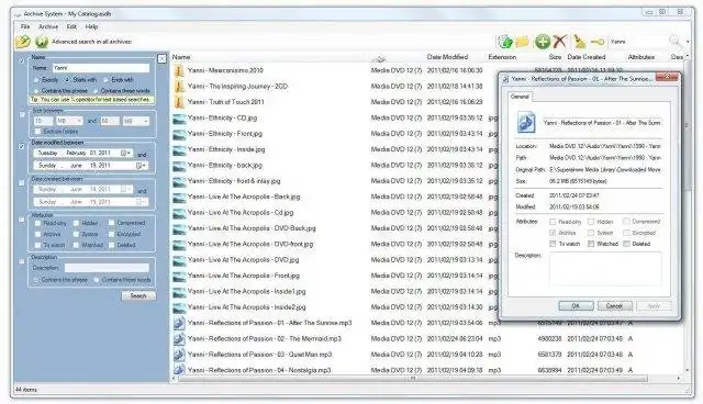 Download web tool or web app Archive System