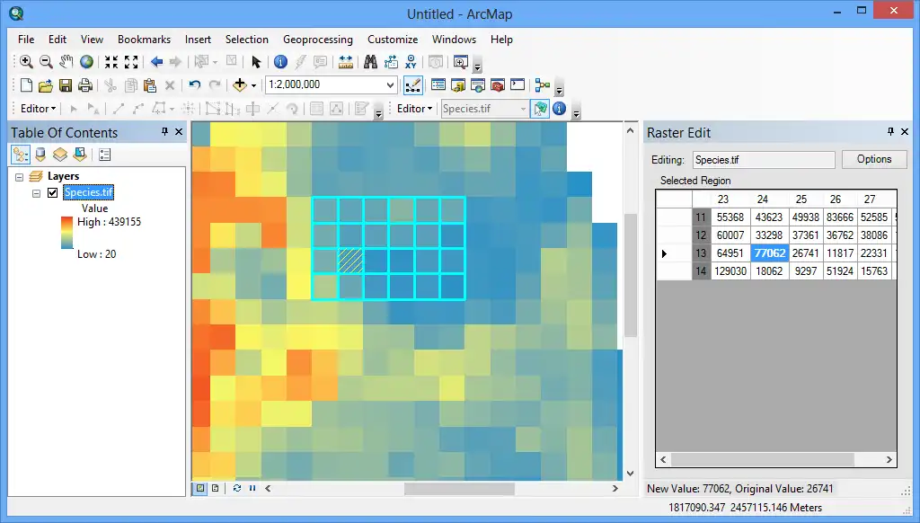 ابزار وب یا برنامه وب ArcMap Raster Edit Suite را برای اجرا در لینوکس به صورت آنلاین دانلود کنید