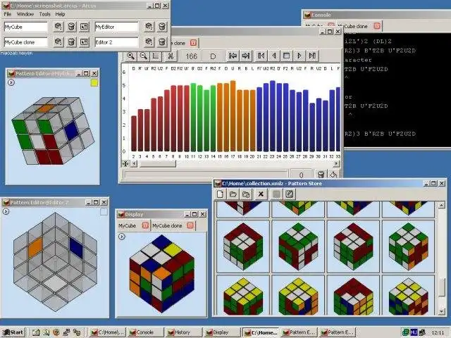 قم بتنزيل أداة الويب أو تطبيق الويب Arcus - Rubiks Cube Simulator