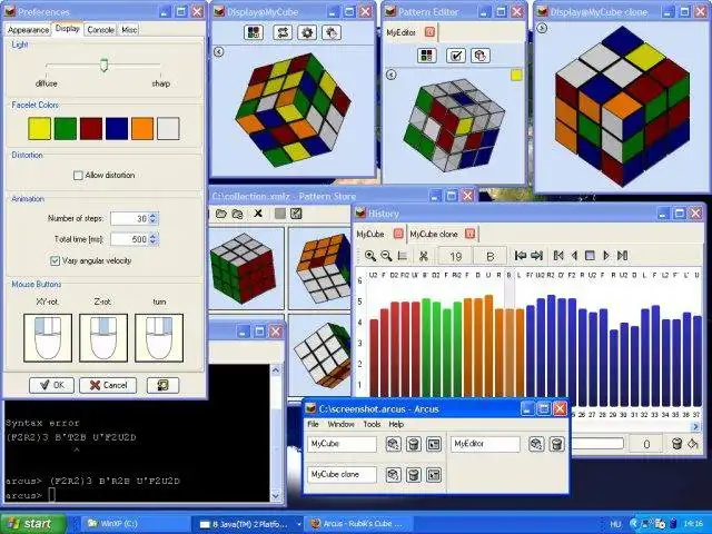 Download web tool or web app Arcus - Rubiks Cube Simulator to run in Linux online