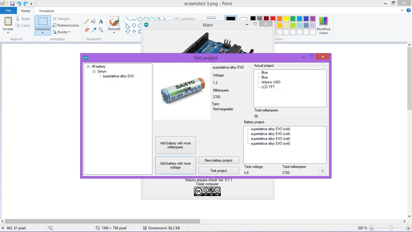 Download web tool or web app Arduino ampere check