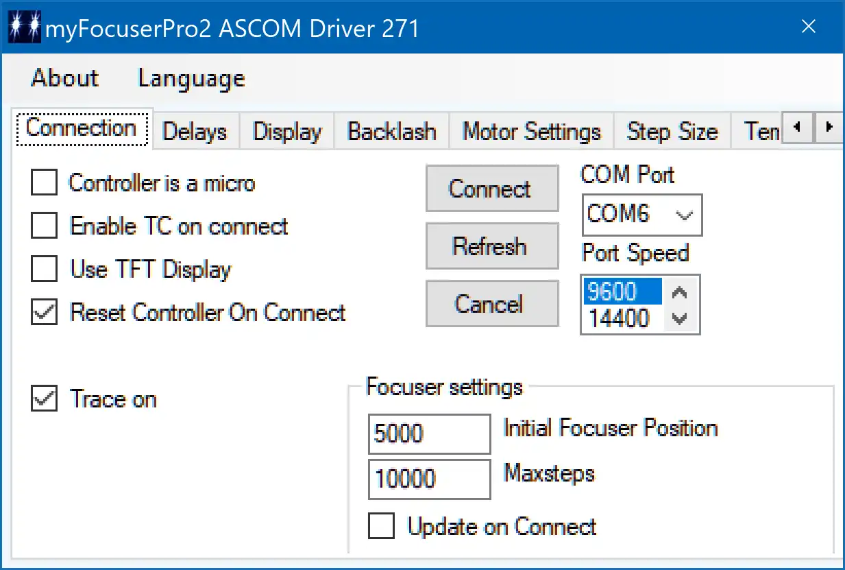 웹 도구 또는 웹 앱 다운로드 Arduino ASCOM Focuser Pro2 DIY