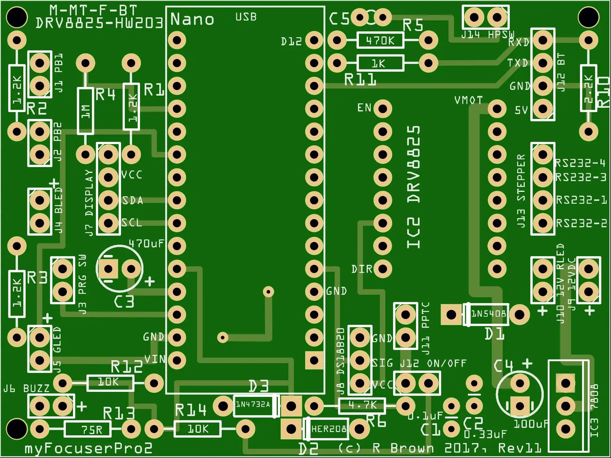 Download web tool or web app Arduino ASCOM Focuser Pro2 DIY