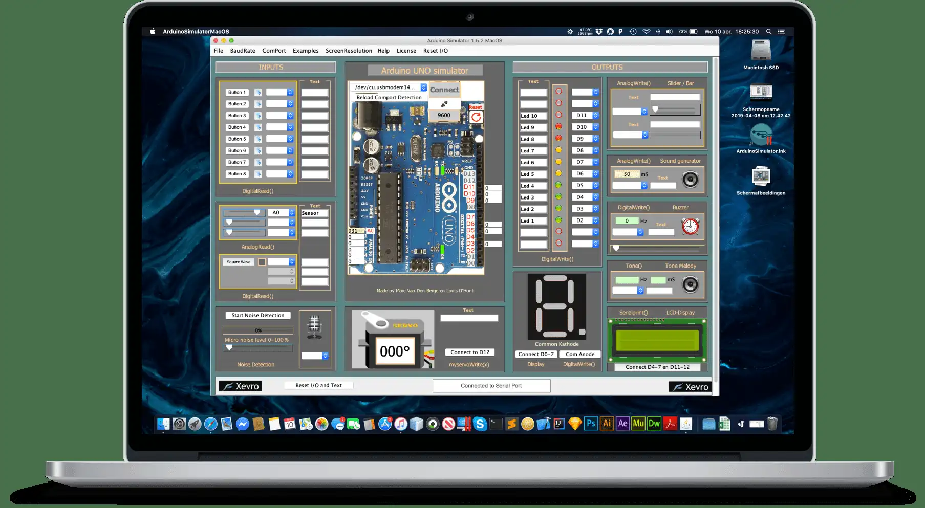 ابزار وب یا برنامه وب Arduino IO Simulator 1.7 macOS را دانلود کنید